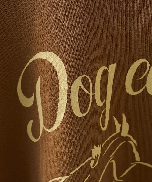 トレーナー スウェット Mixta × FREAK'S STORE/ミクスタ 別注 dog eat dag/プリントスウェット レディース FREAK'S STORE トレーナー スウェット Mixta × STORE/ミクスタ