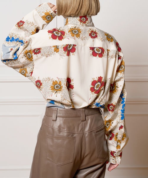 IENA LA BOUCLE ブラウス シャツ ヒストリカルボタニーシャツ