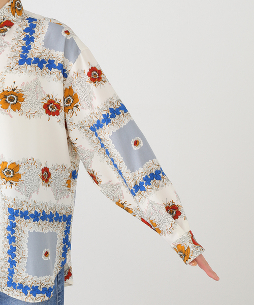 極美品✨ 現行品 IENA LA BOUCLE ヒストリカルボタニーシャツ　総柄 極美品 現行品 IENA LA BOUCLE ヒストリカルボタニーシャツ 総柄