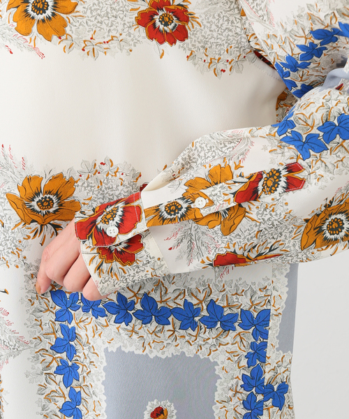 IENA LA BOUCLE ブラウス シャツ ヒストリカルボタニーシャツ