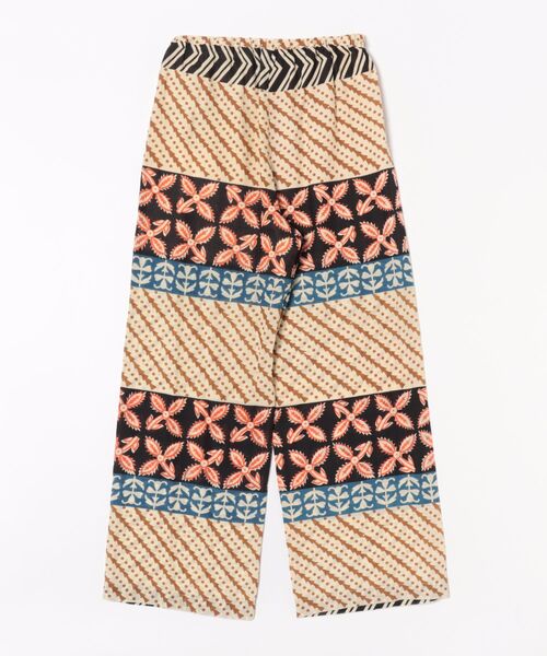 sara mallika（サラ マリカ） パンツ MURAL PRINT RELAX PANTS
