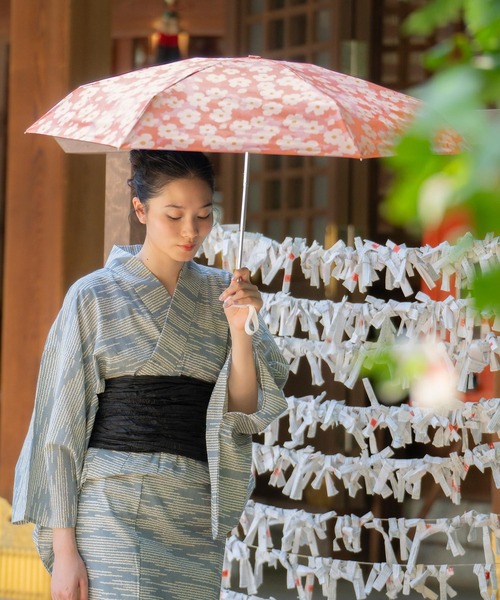 Exquisite J パラソル　日傘　イタリア製　未使用 ジオメトリックプリントパラソル(傘・日傘) | HIROKO KOSHINO