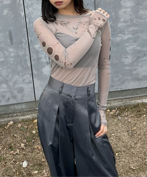 LVEU.（ラブユ） tシャツ 「LVEU.」タトゥーシアートップス / トップス