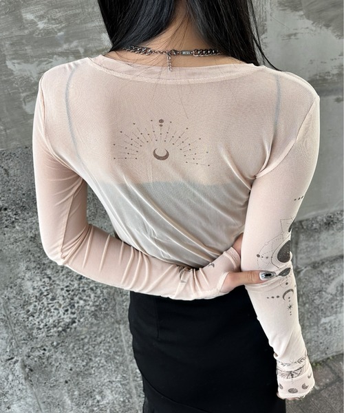 LVEU.（ラブユ） tシャツ 「LVEU.」タトゥーシアートップス / トップス