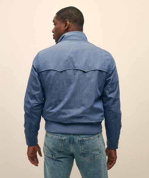 新品タグ付き ボマージャケット brooks brothers sサイズ ブルー BROOKS BROTHERS（ブルックスブラザーズ） ブルゾン アウター コットン