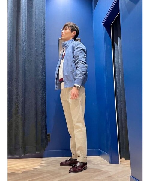 新品タグ付き ボマージャケット brooks brothers sサイズ ブルー BROOKS BROTHERS（ブルックスブラザーズ） ブルゾン アウター コットン