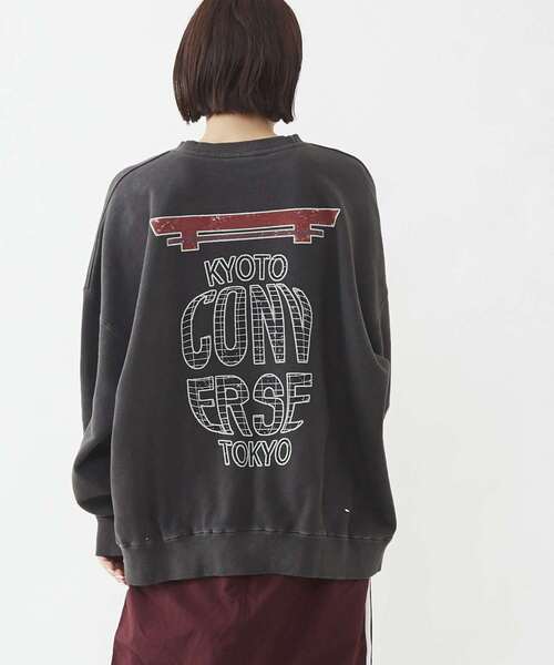 【 新品】CONVERSETOKYO☆コラボスエット CONVERSE TOKYO トレーナー スウェット 「限定展開」LOGO DESIGN SWEAT