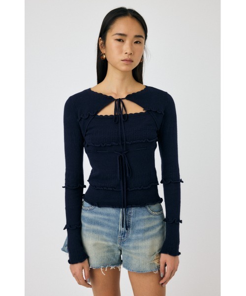 ニット セーター BOW DESIGN ニットトップス レディース