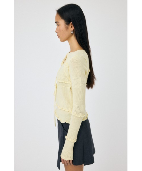 MOUSSY ニット セーター BOW DESIGN ニットトップス レディース