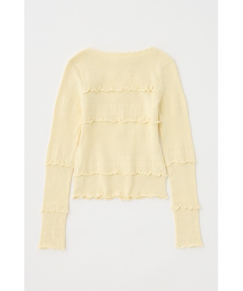 MOUSSY ニット セーター BOW DESIGN ニットトップス レディース