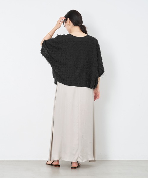 【今季 新品・未使用】MICA & DEAL フリンジジャガードボレロ MICA&DEAL カーディガン フリンジジャガードボレロ レディース