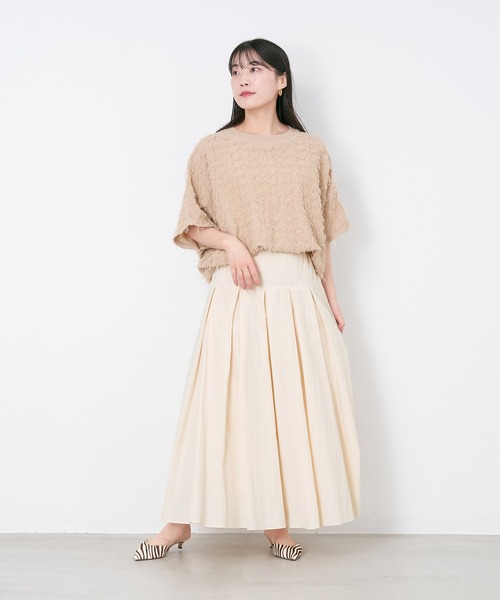 MICA&DEAL カーディガン フリンジジャガードボレロ レディース