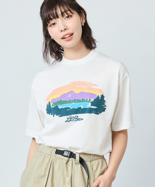 tシャツ 「JAPAN EDITION」カントン・マウンテン・レイク・グラフィック・ティ レディース