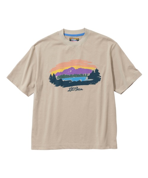 tシャツ 「JAPAN EDITION」カントン・マウンテン・レイク・グラフィック・ティ レディース L.L.Bean tシャツ 「JAPAN EDITION」カントン・マウンテン