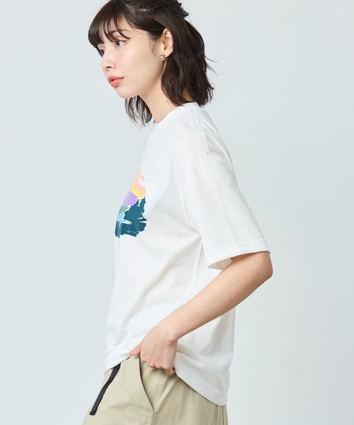 tシャツ 「JAPAN EDITION」カントン・マウンテン・レイク・グラフィック・ティ レディース L.L.Bean tシャツ 「JAPAN EDITION」カントン・マウンテン