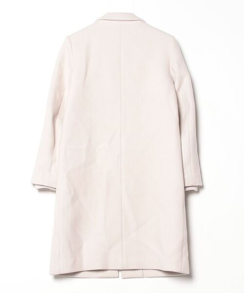 「Khaju」 チェスターコート 38 ホワイト レディース_画像2