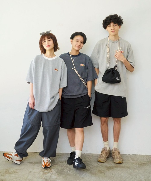 kaoyorinakami tシャツ punchcat border tee / パンチキャット