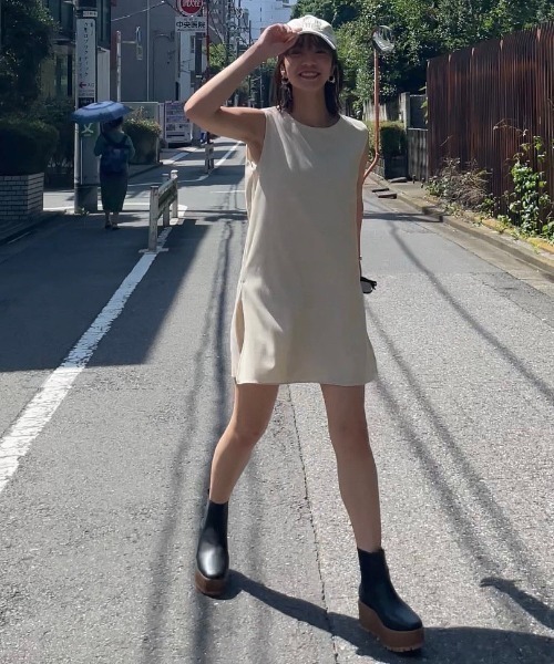 「AMAIL」 ショートブーツ S ブラック レディース_画像7