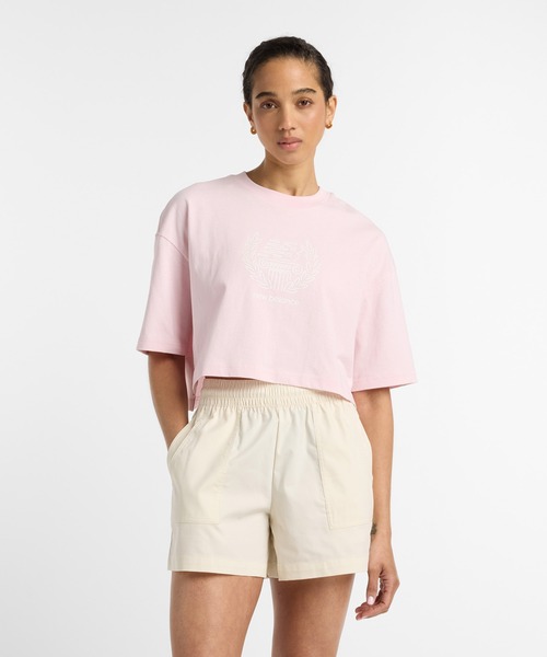 tシャツ New Balance X Debut スカルプチャーショートスリーブTシャツ レディース