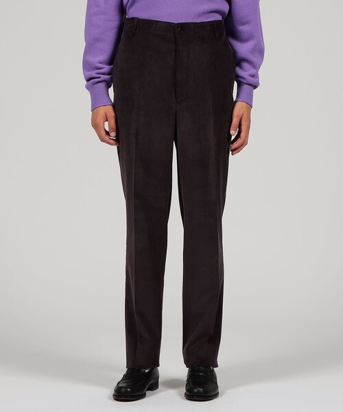 BERNARD ZINS スラックス SPENDER コットンコーデュロイ ワイド