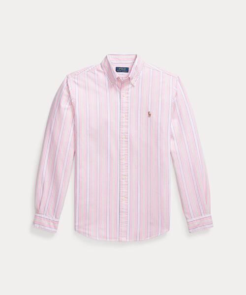 熱販売 POLO RALPH LAUREN シャツ クラシック フィット ストライプド トップス