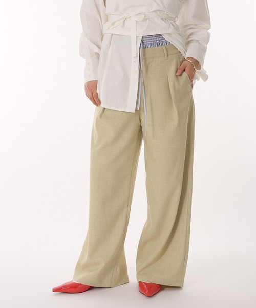 MUHET スラックス パンツ 「set item」trunks ＆ slacks pants