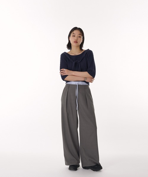 MARKAWARE STRAIGHT TROUSERS スラックス パンツ markaware スラックス 「MARKAWARE/マーカウェア」別注