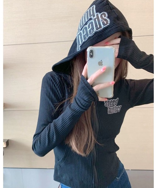 ブリーフィング☆レディース☆パーカー☆トップス☆XS～S☆美品☆ ブリーフィングゴルフ BR フロッキープリントポンチパーカー