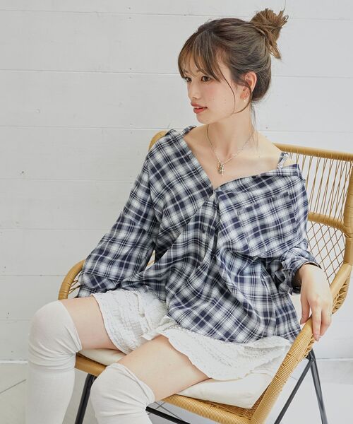 【EQUIPMENT】Q1093-E035J チェックシャツ長袖ブラウス Equipment - 【EQUIPMENT】Q1093-E035J チェックシャツ長袖ブラウスの