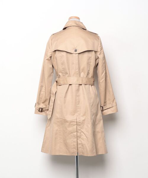 「BEAMS LIGHTS」 トレンチコート 36 ベージュ レディース
