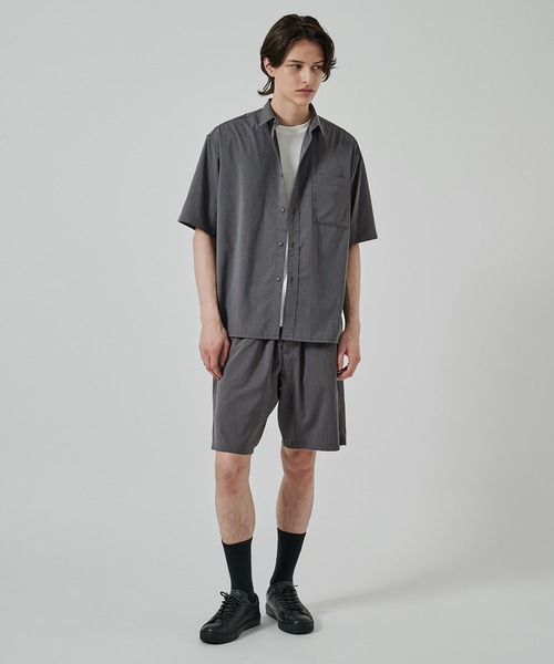 WHITE MOUNTAINEERING シャツ 別注 DRAW CORD S/S POCKET SHIRTS