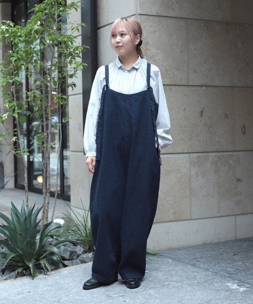 ブロカント　サロペットパンツ　黒 Brocante サロペット オーバーオール 「Brocante / ブロカント