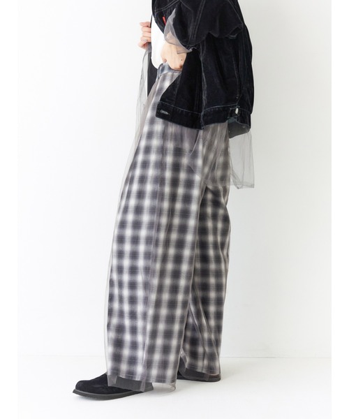 Ungrid(アングリッド) パンツ チュールドッキングタックパンツ Ungrid(アングリッド) パンツ チュールドッキングタックパンツ