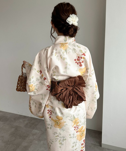 【apres jour】浴衣4点セット apres jour 浴衣 アソート花柄浴衣セット「ZOZOTOWN限定アイテム