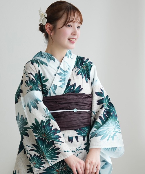utatane 浴衣 ひとりで着れる！かんたん二部式浴衣セット 国内染色