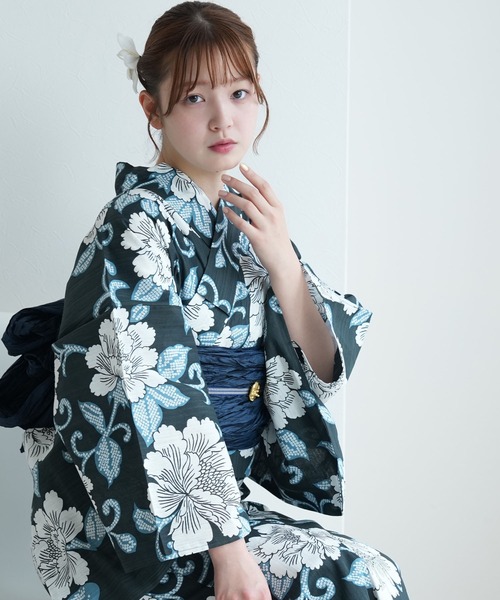 utatane 浴衣　単品 utatane 浴衣 ひとりで着れる！かんたん二部式浴衣セット 国内