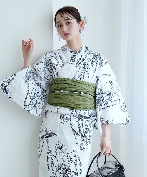 utatane 浴衣 utatane 浴衣 レディース セット 高級変わり織 浴衣3点セット