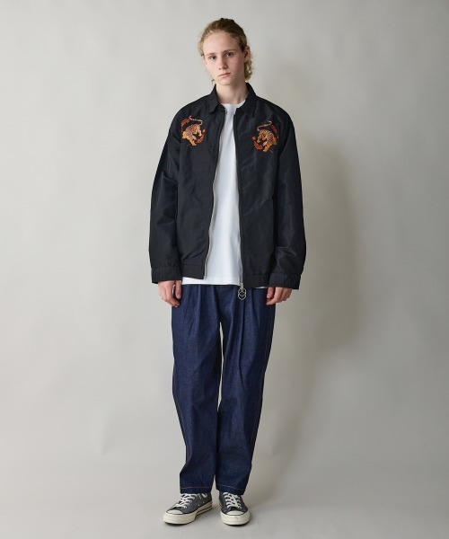 ジーンズ rehacer : Pleat Denim Trousers / プリーツデニム トラウザーズ メンズ レディース