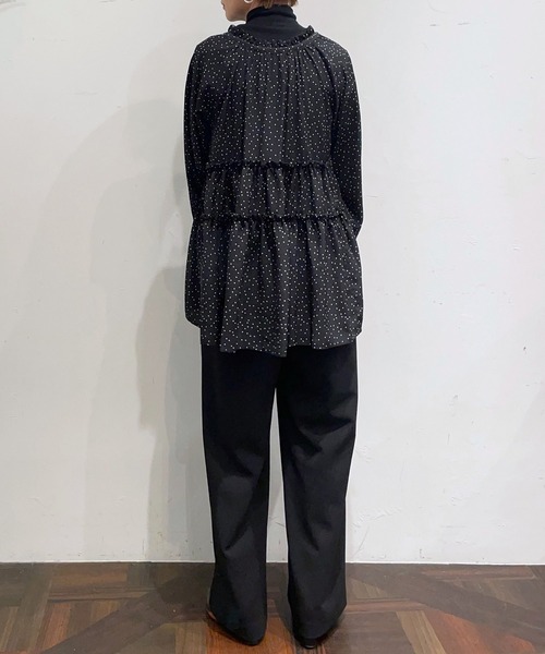 「BEARDSLEY」 長袖ニット FREE ネイビー レディース BEARDSLEY 「BEARDSLEY」 長袖カットソー FREE ブラック