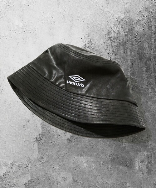 【美品】 UMBRO × BASICKS バケットハット ブラック UMBRO REVERSIBLE BUCKET HAT BLACK 23SU-S（アンブロ