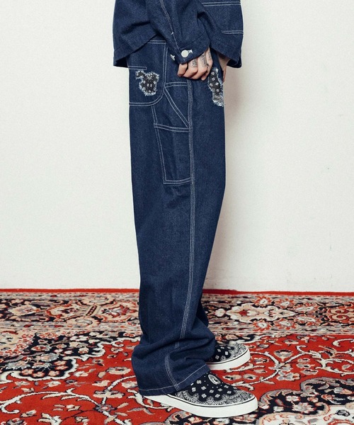 ジーンズ Patched painter pants メンズ レディース
