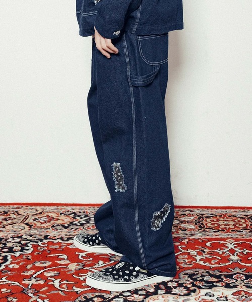 ジーンズ Patched painter pants メンズ レディース