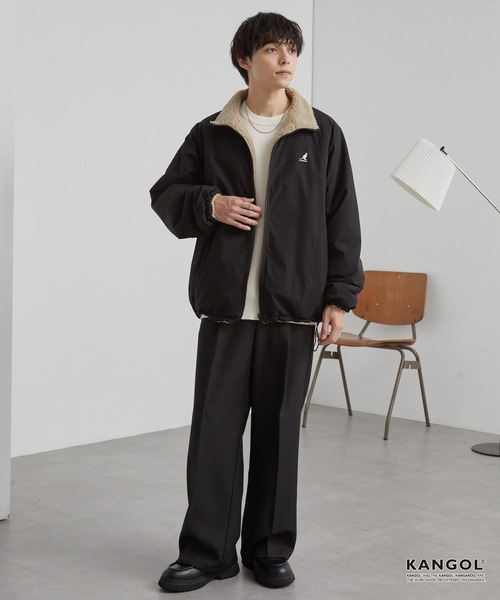 KANGOL（カンゴール） ブルゾン アウター 別注 ワンポイント ロゴ刺繍