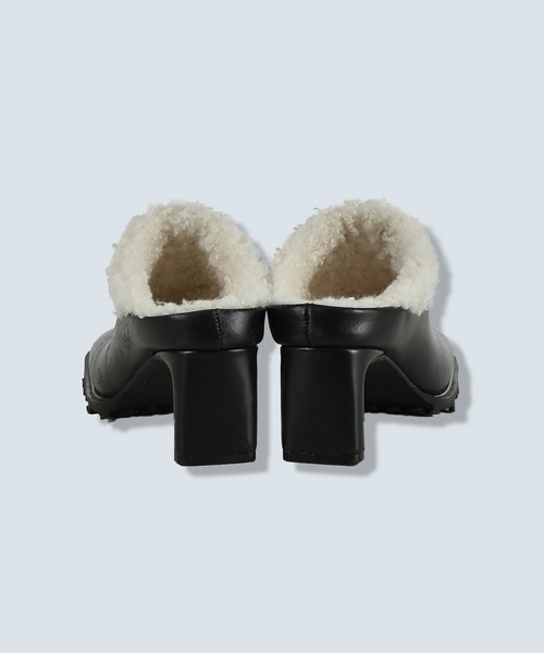 OMMO（オーエムエムオー） シューズ ミュール SQUARE TOE BOA MULE