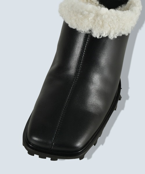 OMMO ミュール OMMO（オーエムエムオー） シューズ ミュール SQUARE TOE BOA MULE