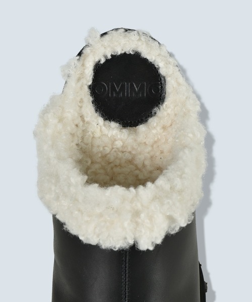 OMMO ミュール OMMO（オーエムエムオー） シューズ ミュール SQUARE TOE BOA MULE