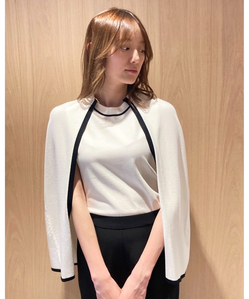 「CELFORD」 ニットアンサンブル ONE SIZE ブルー レディース_画像3