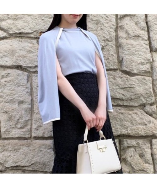 「CELFORD」 ニットアンサンブル ONE SIZE ブルー レディース_画像6