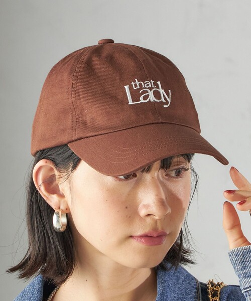 SHIPS（シップス） キャップ 帽子 that Lady ロゴ キャップ レディース