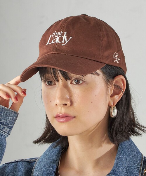 SHIPS（シップス） キャップ 帽子 that Lady ロゴ キャップ レディース
